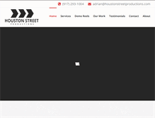 Tablet Screenshot of houstonstreetproductions.com